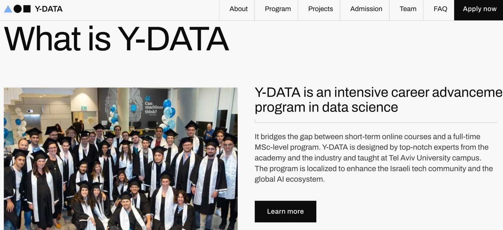 Выпускники Y-DATA